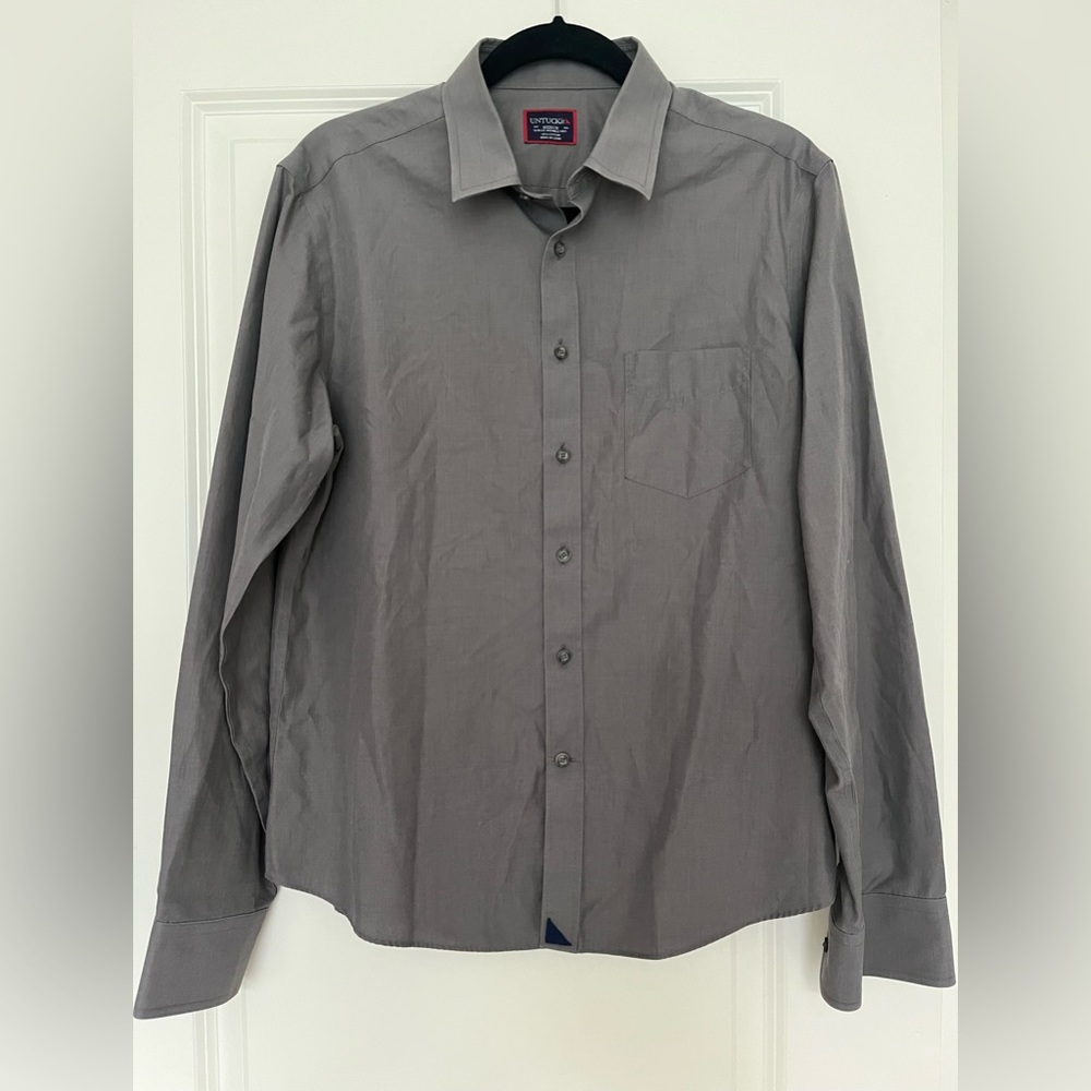 UNTUCKit Gray Button-Down Shirt